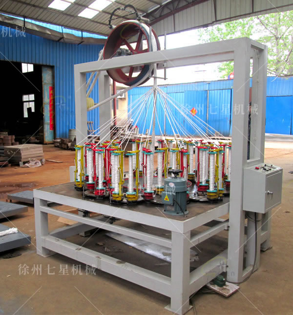 QX168-雙走24錠纜繩編織機